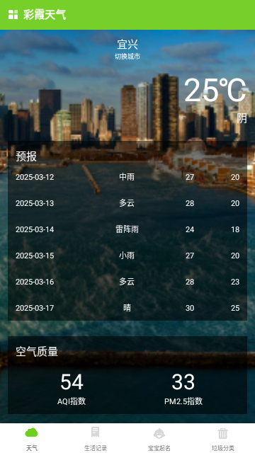 彩霞天气预报下载免费