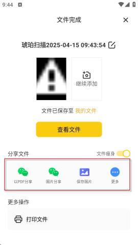 琥珀扫描
