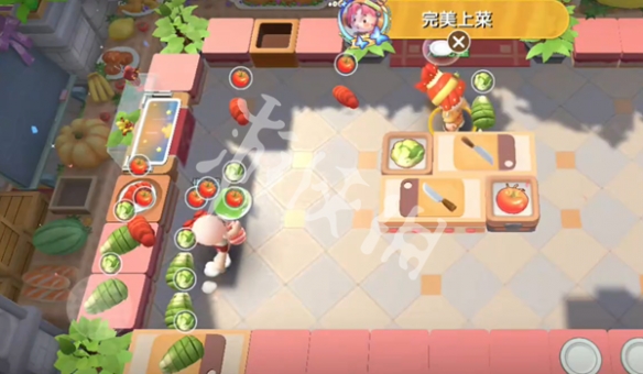 暴吵萌厨冒险模式1-1五星攻略