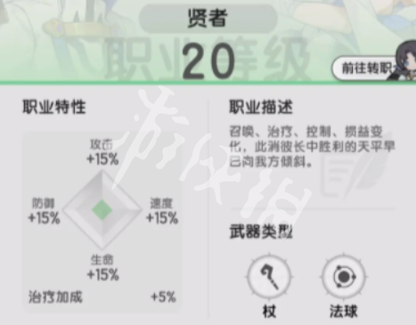 杖剑传说贤者转职推荐