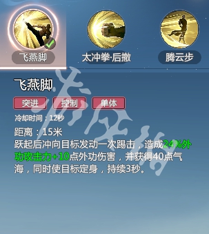 剑侠情缘零玄空武学技能介绍