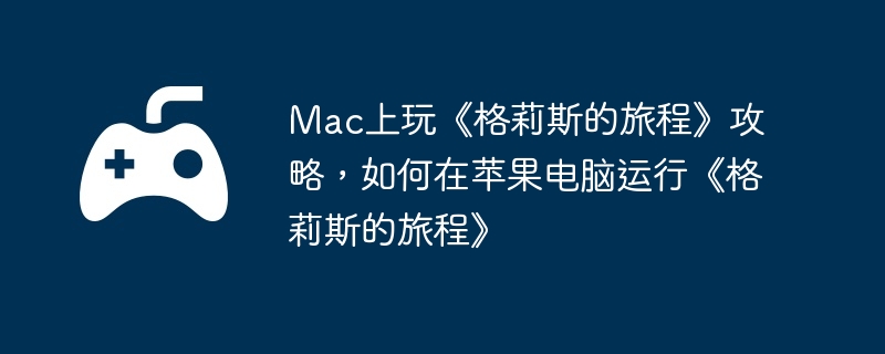 Mac上玩《格莉斯的旅程》攻略，如何在苹果电脑运行《格莉斯的旅程》-打造强力护甲的技巧解析