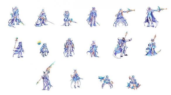 《地下城与勇士：起源》幻梦蝶舞通行券武器外观一览