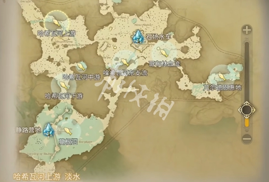 ff14手游钓场位置大全