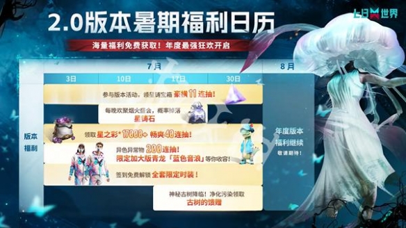 七日世界2.0版本福利汇总