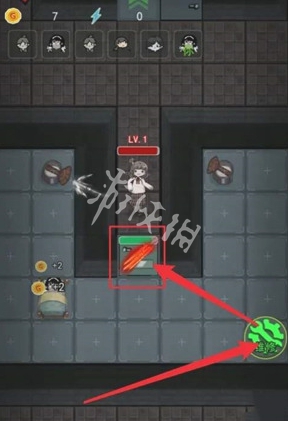 猛鬼宿舍跳过门升级床方法